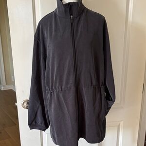 Lululemon softstreme cinch waist full zip Black Jacket- XL